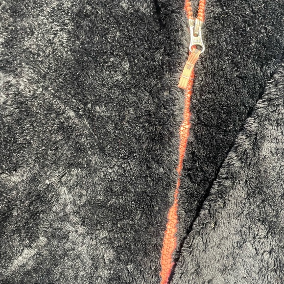 Columbia Sherpa Full Zip Little Girls Black and Pink Jacket With Pockets GUC - Picture 6 of 9